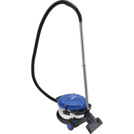 GLOBAL INDUSTRIAL 4 Gallon HEPA Canister Vacuum, Stainless Steel 713165